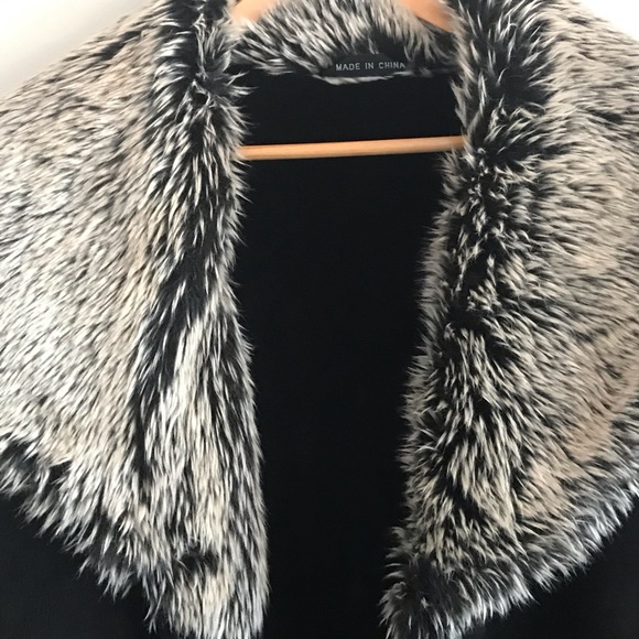 WILSONS LEATHER Pelle Studio black suede coat - Picture 2 of 9